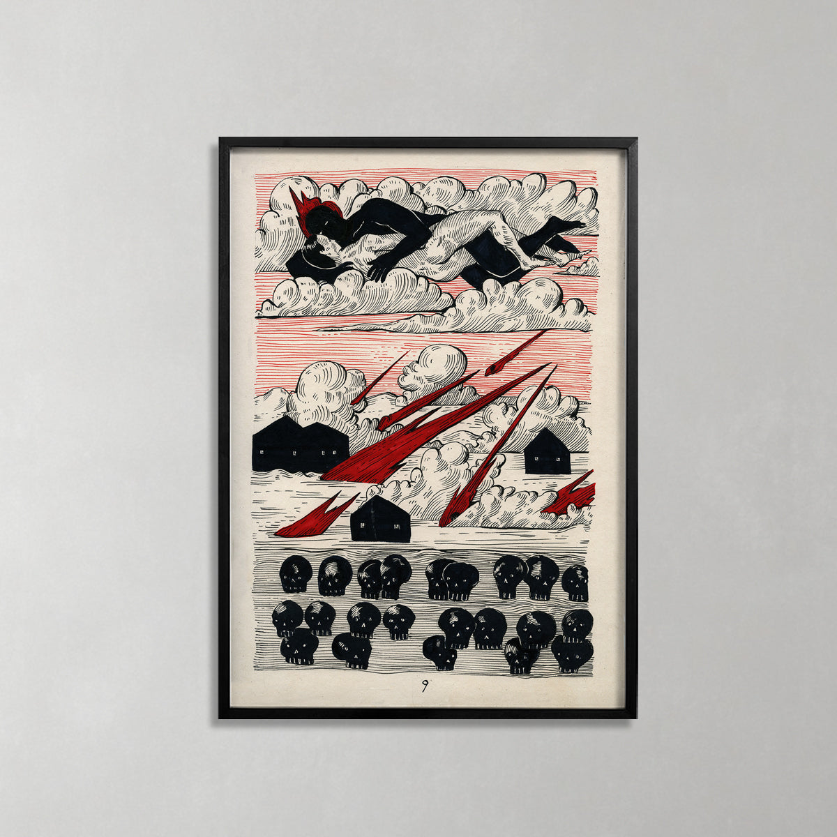 Blood series graphics by contemporary Ukrainian artist Ave Libertatemaveamor