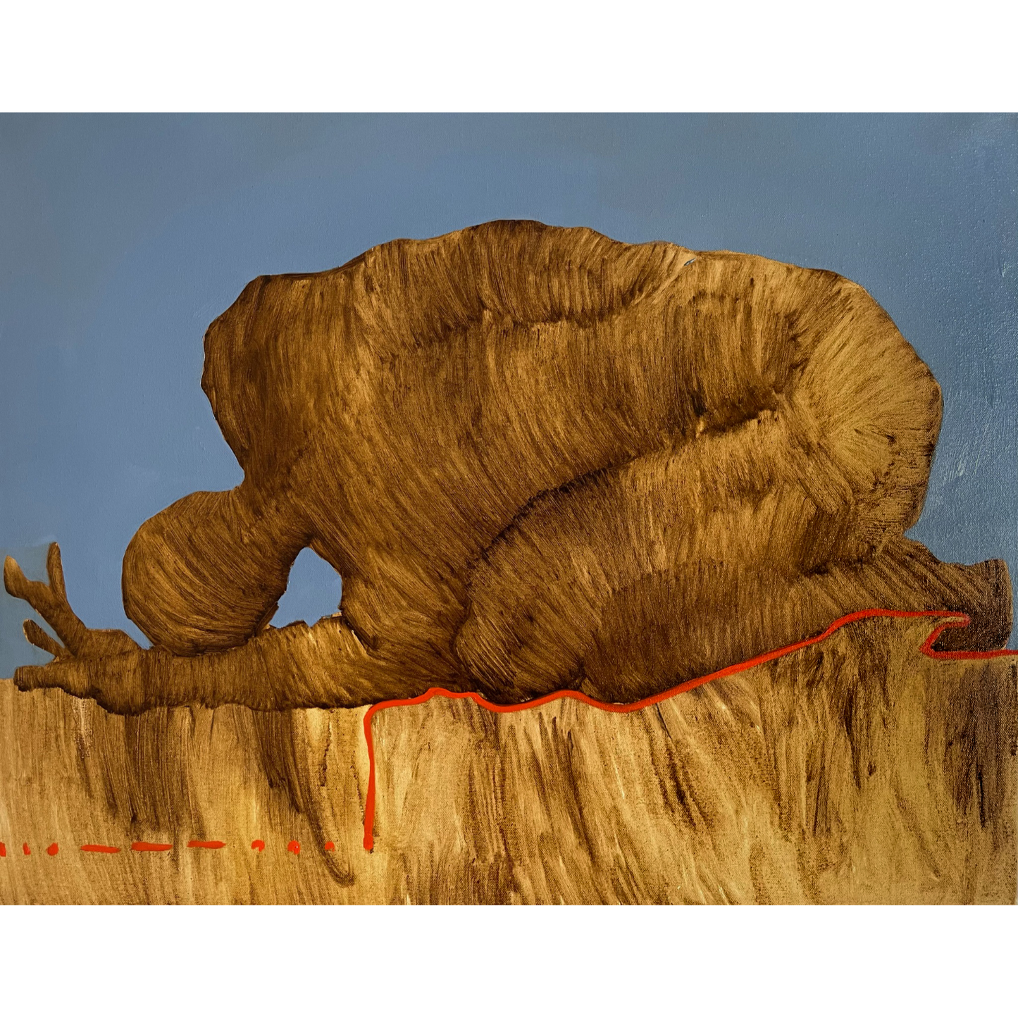 A Teartunder to Stone, an artworks by contemporary Ukrainian artist Anna Bondar