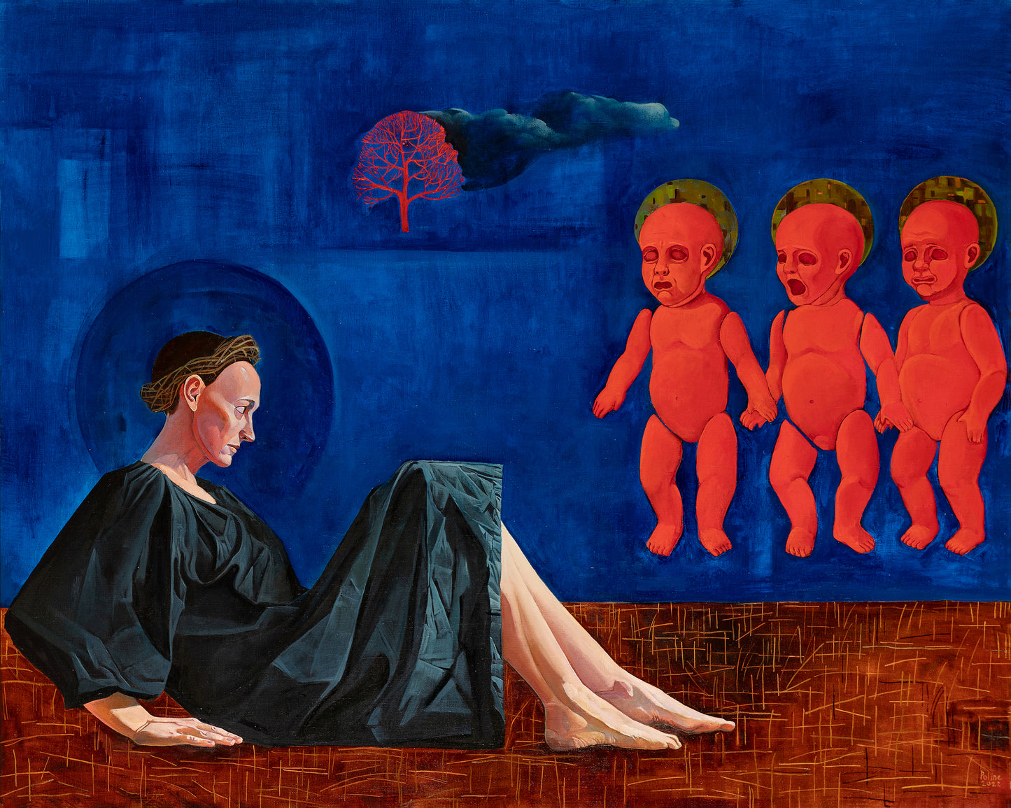 Appearance, a symbolic artwork by contemporary Ukrainian artist Polina Kuznetsova