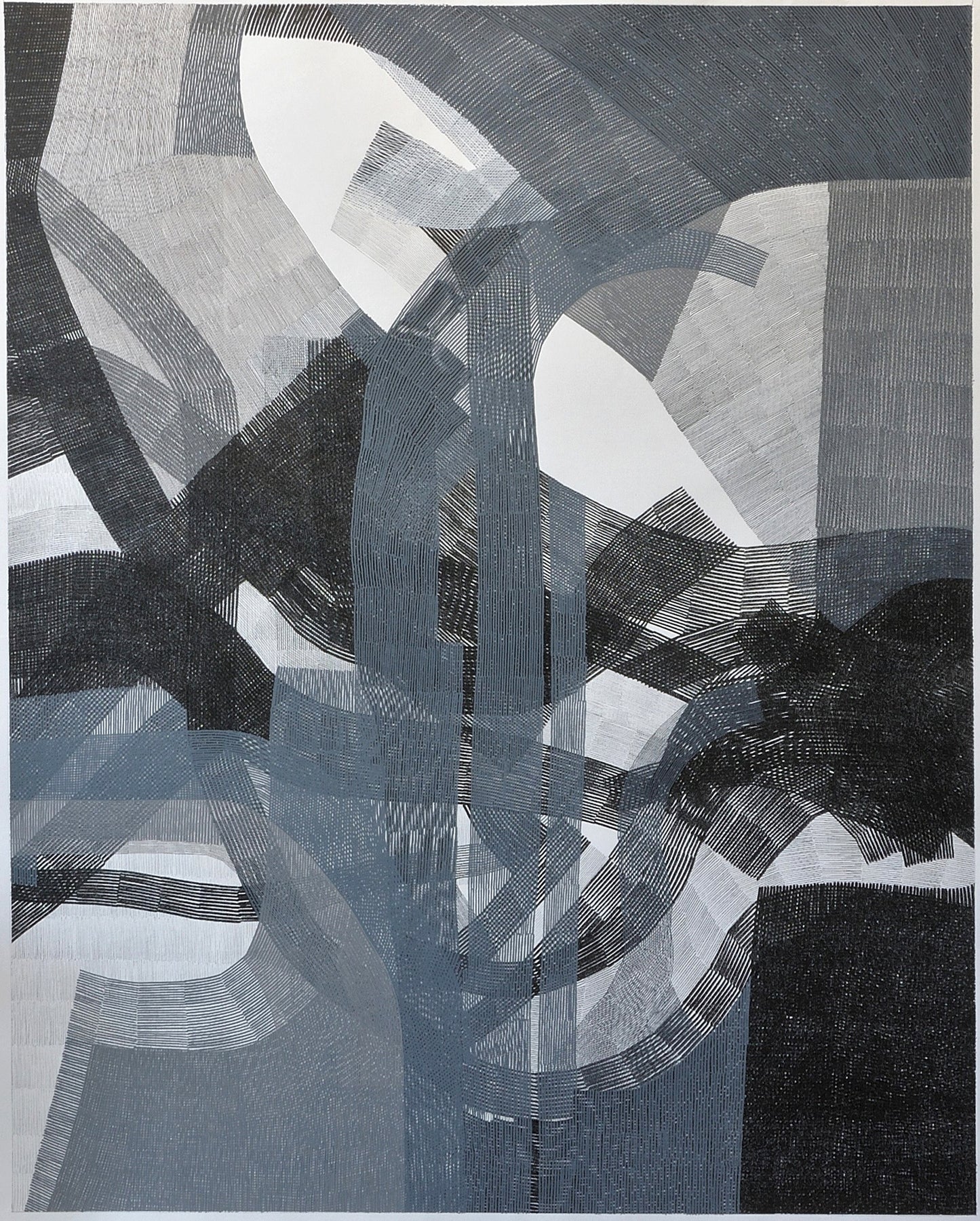 Black and White Metamorphoses, artwork by contemporary Olga Kopeleva