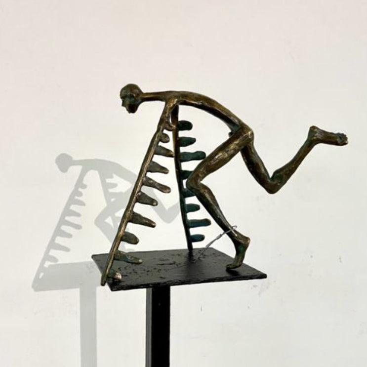 Bronze sculpture by contemporary Ukrainian artist Oleh Kalashnik