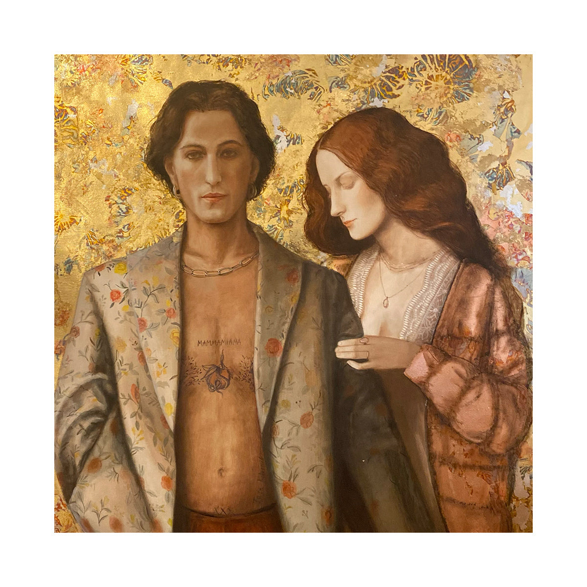 Lovers by contemporary Ukrainian artist Tata Kolesnik