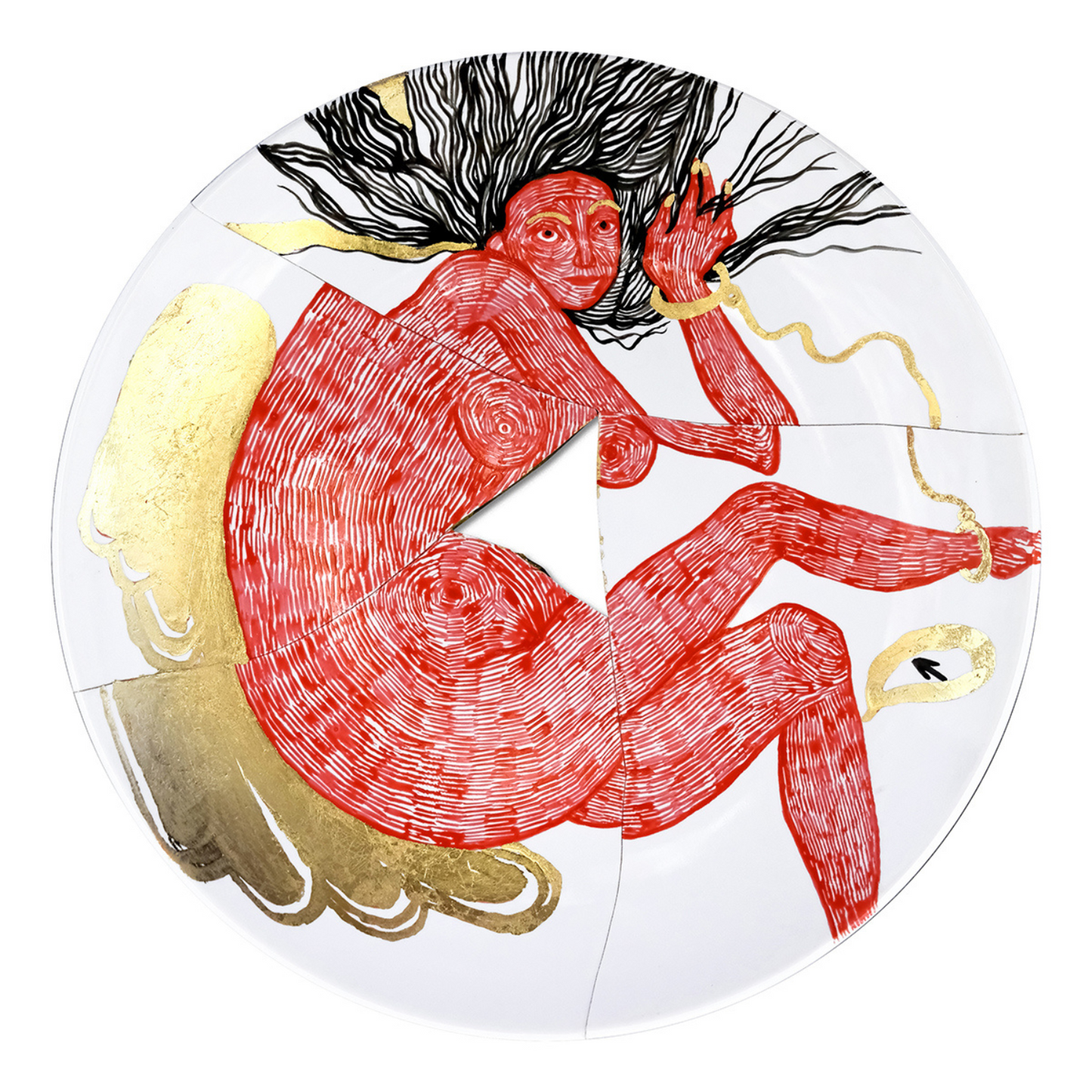 Marathon, artwork by contemporary Ukrainian artist Mariko Gelman