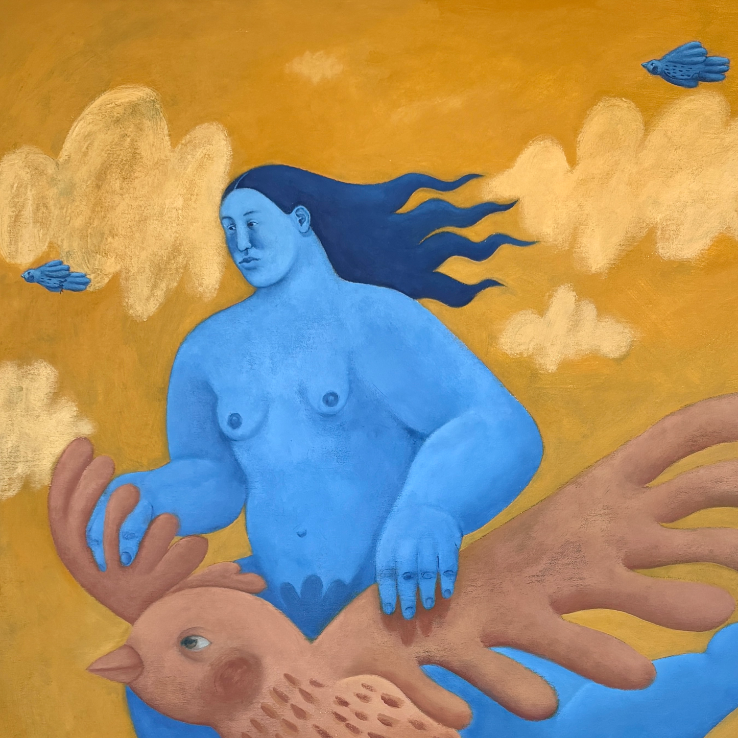 My bird, artwork by contemporary Ukrainian Artist Diana Ruban