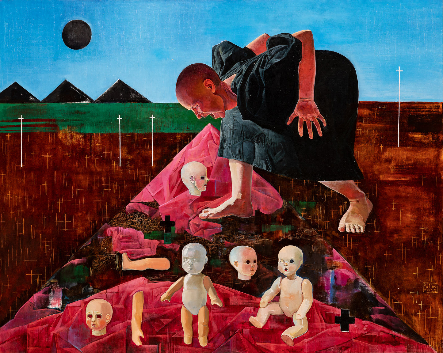 Nausea artwork by contemporary Ukrainian artist Polina Kuznetsova