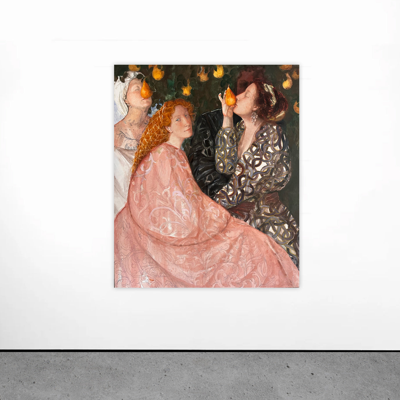 Pears, artwork by contemporary Ukrainian artist Tata Kolesnik