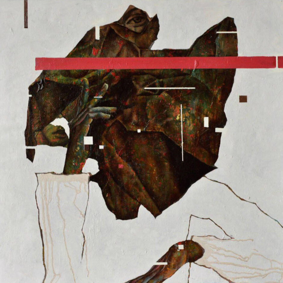 abstract portrait by contemporary Ukrainian artist Taras Haida