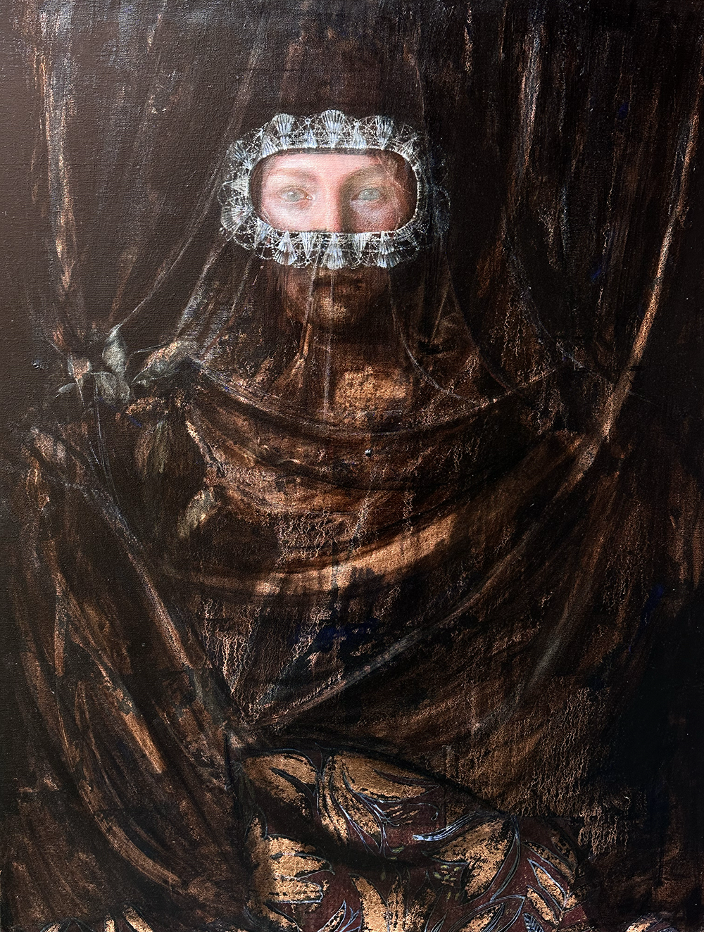 "Protected", artwork by contemporary Ukrainian artist Tata Kolesnik