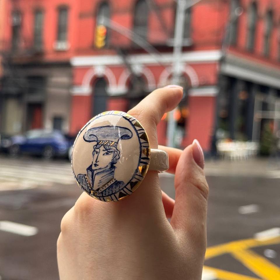 ceramic ring by Yuliia Pylypchatina