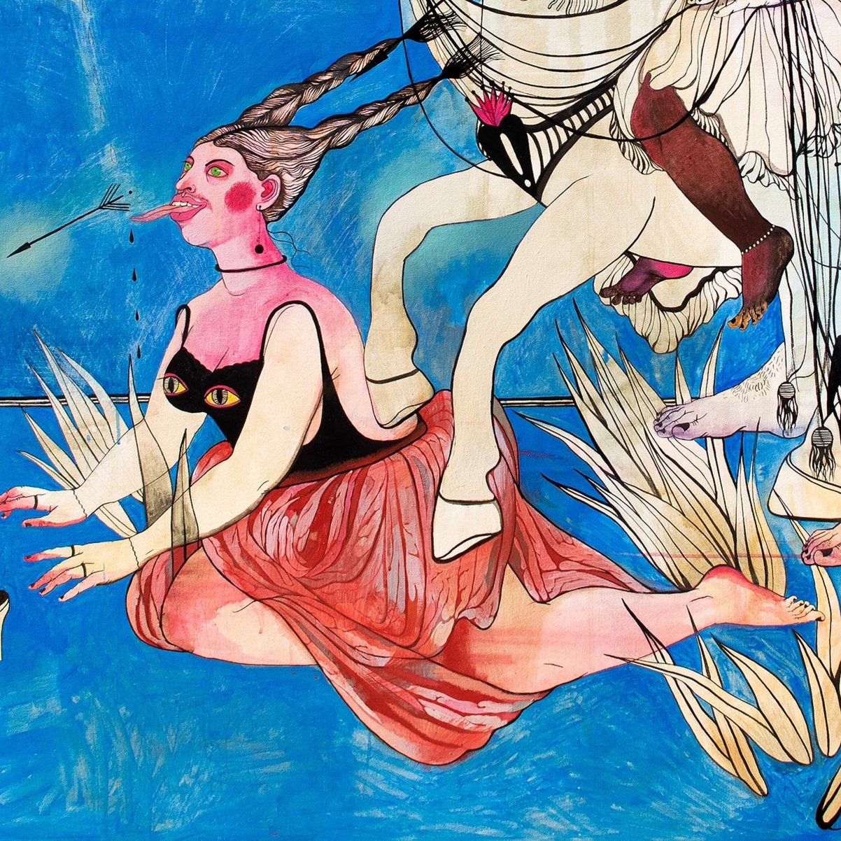 Safari, artwork by contemporary-Ukrainian artist Nina Murashkina