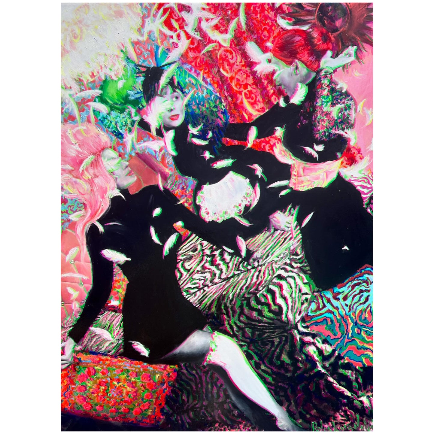 Small Talk an artworks by contemporary Ukrainian artist Yuliia Poliakova