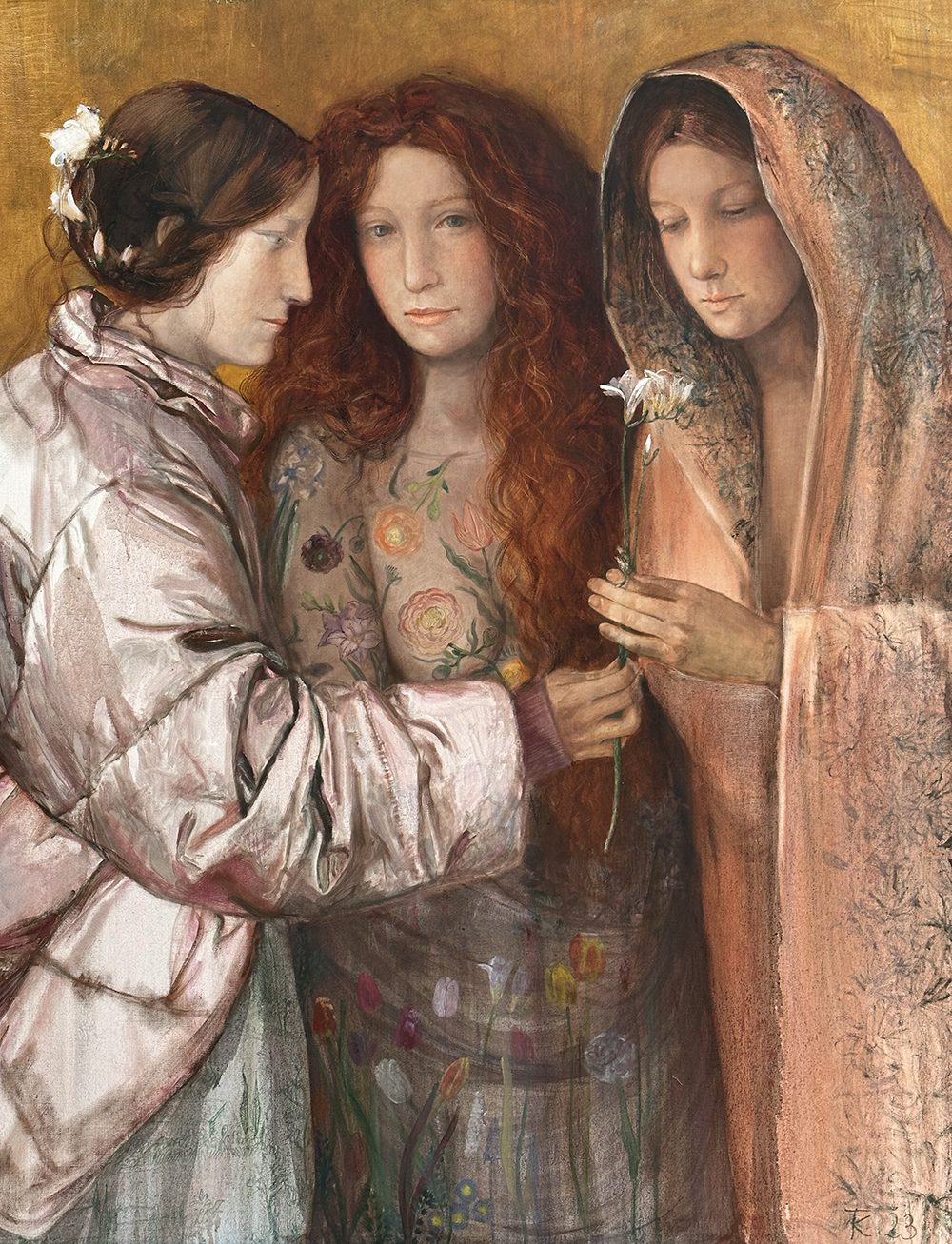 "Spring", artwork by contemporary Ukrainian artist Tata Kolesnik