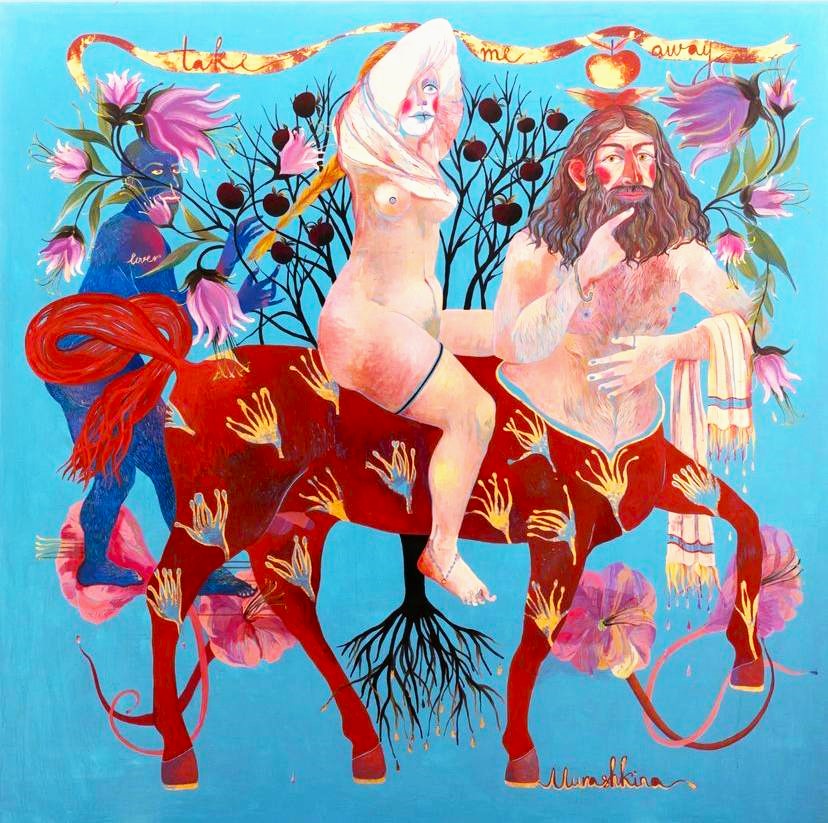 Take me away, artwork by contemporary Ukrainian artist Nina Murashkina