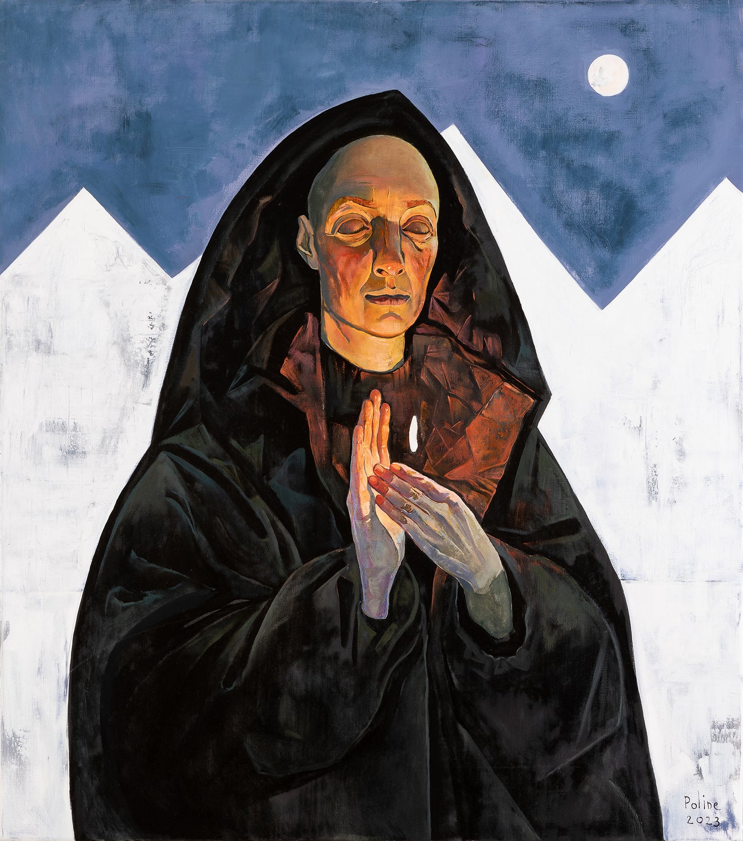 The Cold, artwork by contemporary Ukrainian artist Polina Kuznetsova