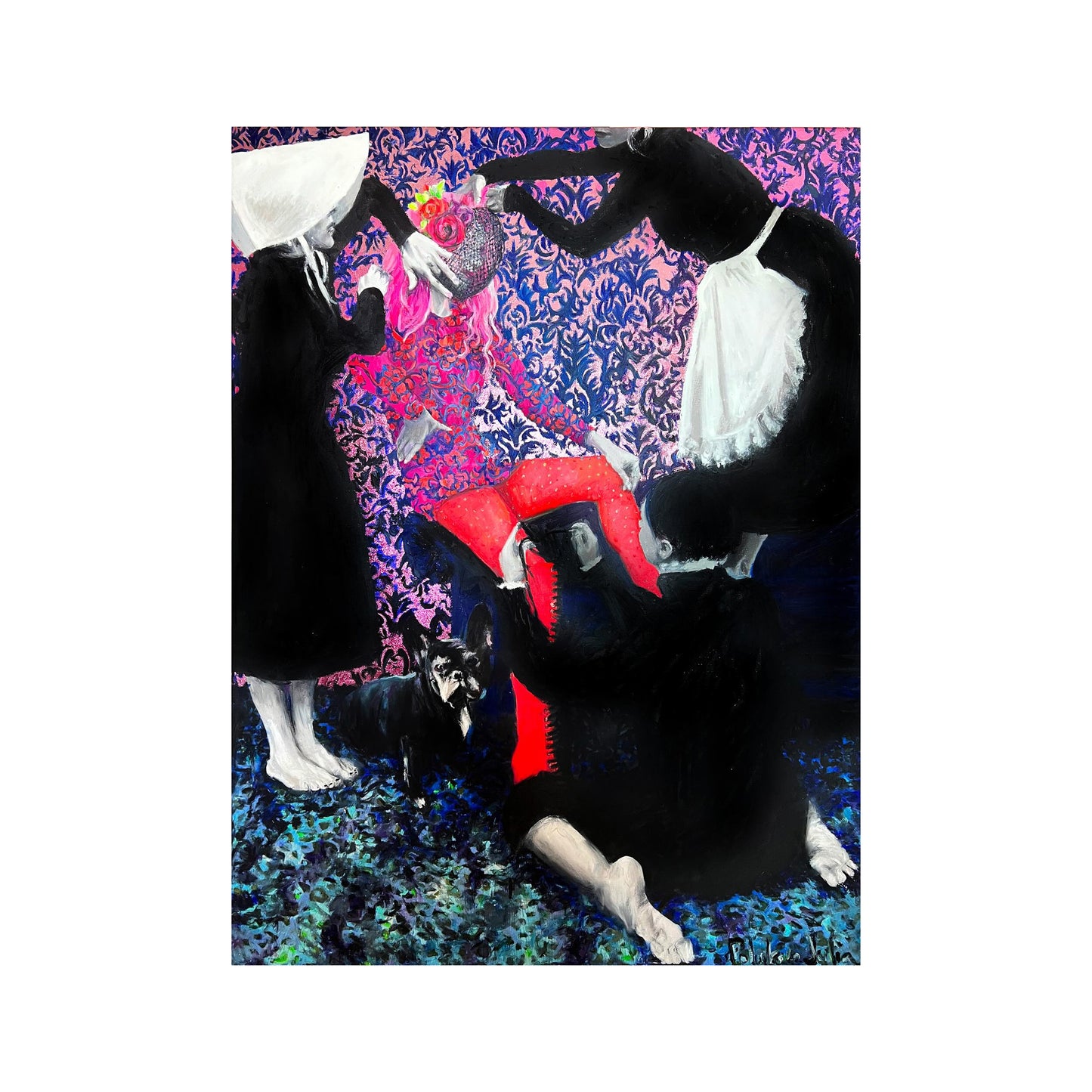 The Maid, an artworks by contemporary Ukrainian artist Yuliia Poliakova