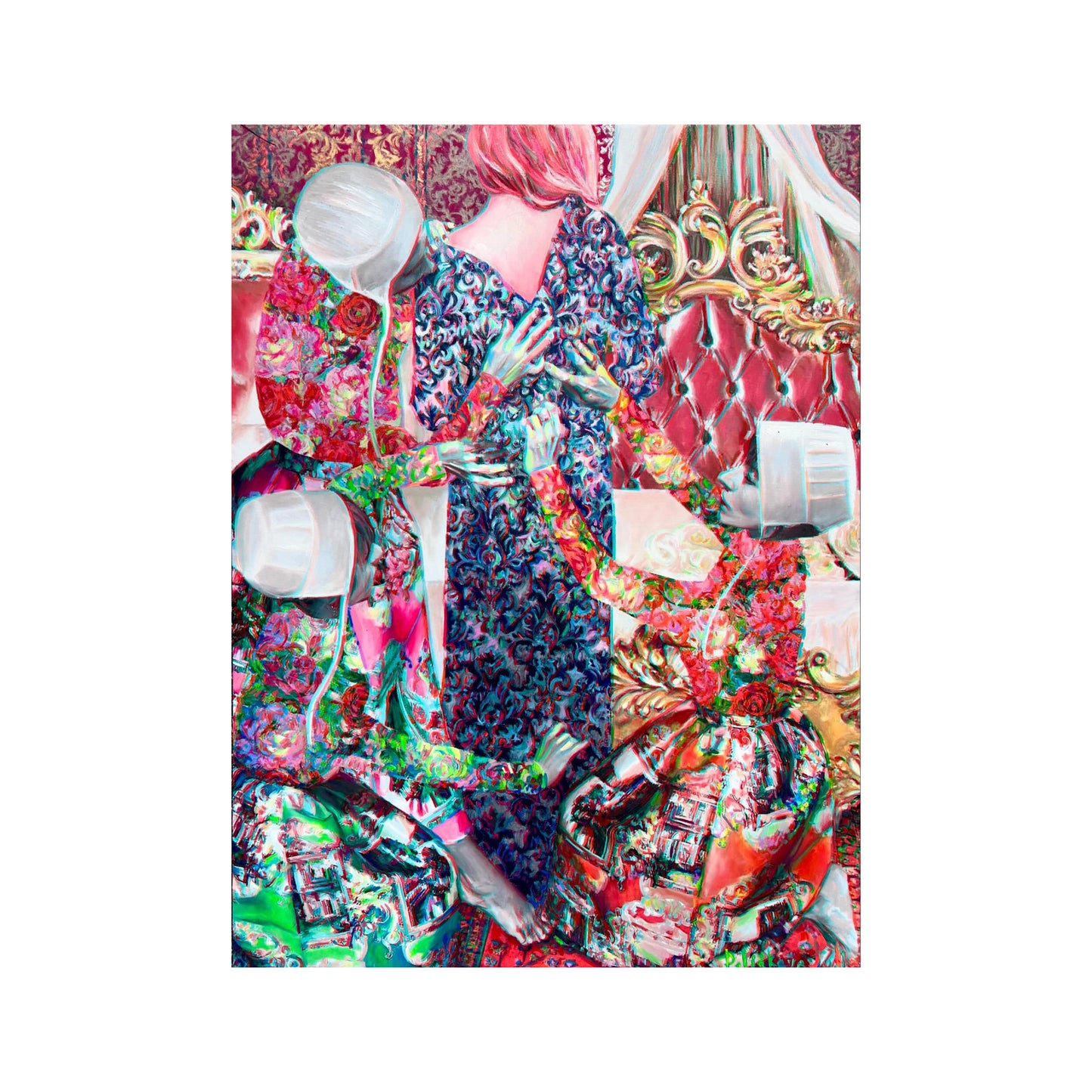 an artworks by contemporary Ukrainian artist Yuliia Poliakova