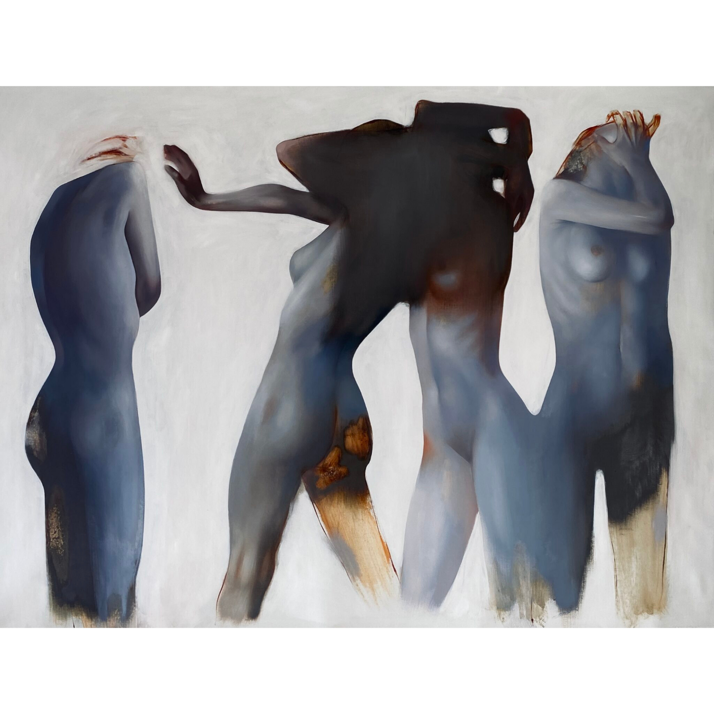 Whispers, artwork by contemporary Ukrainian artist Kateryna Reznichenko