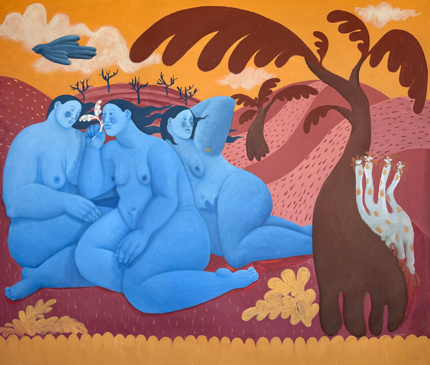 With hope, artwork by contemporary Ukrainian Artist Diana Ruban