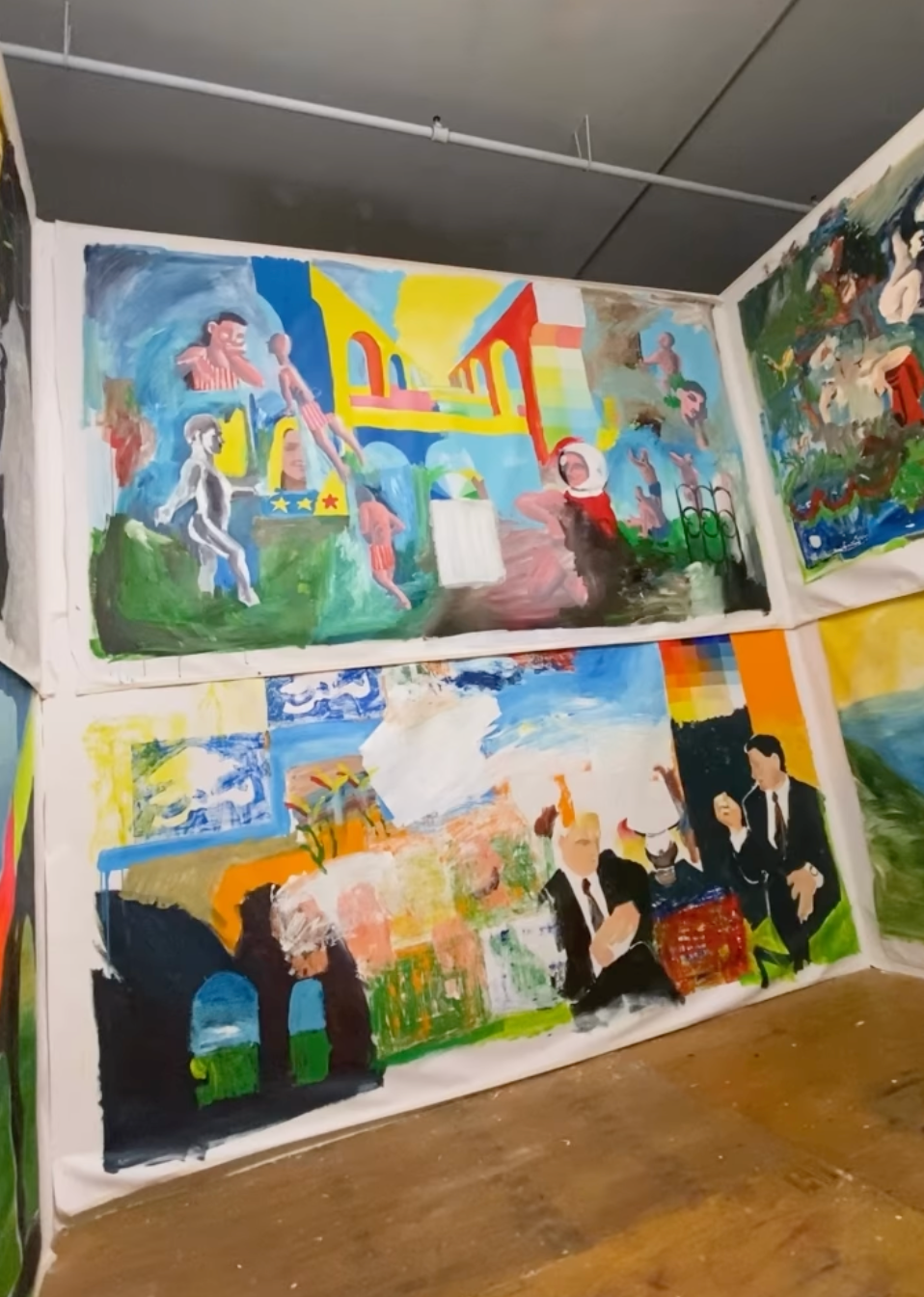 MICHAEL LECOMTE art studio in MYC