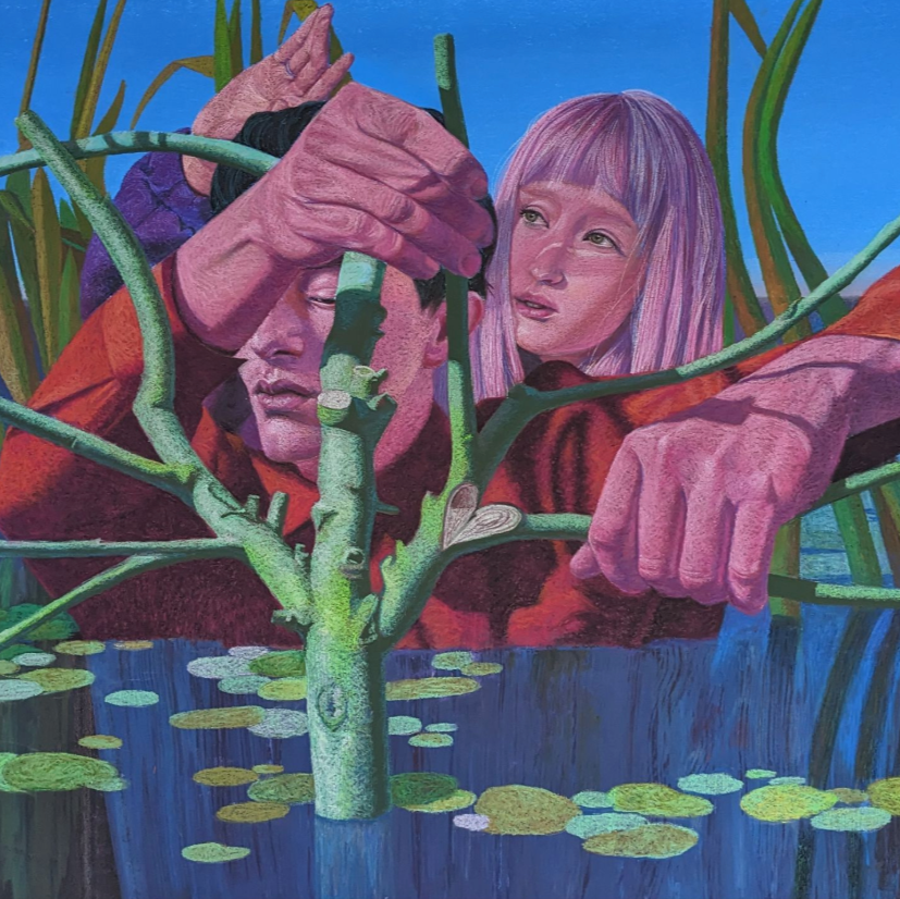 Mire, artwork by contemporary Ukrainian artist Alexandr Anokhin, close-up 1 