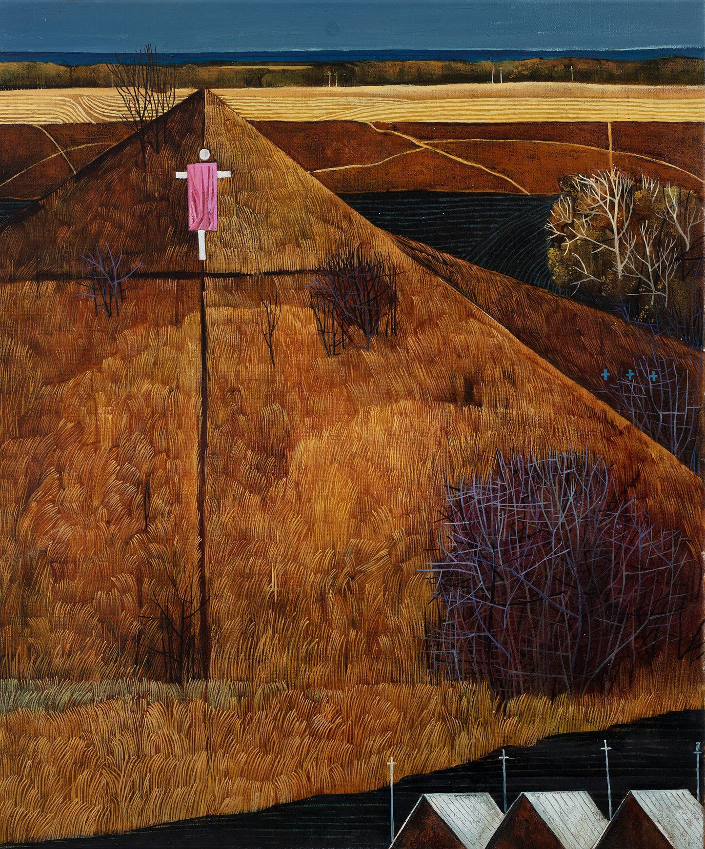 Surrealist landscape of Polina Kuznetsova, Illustrations for The Journey of Dr. Leonardo book