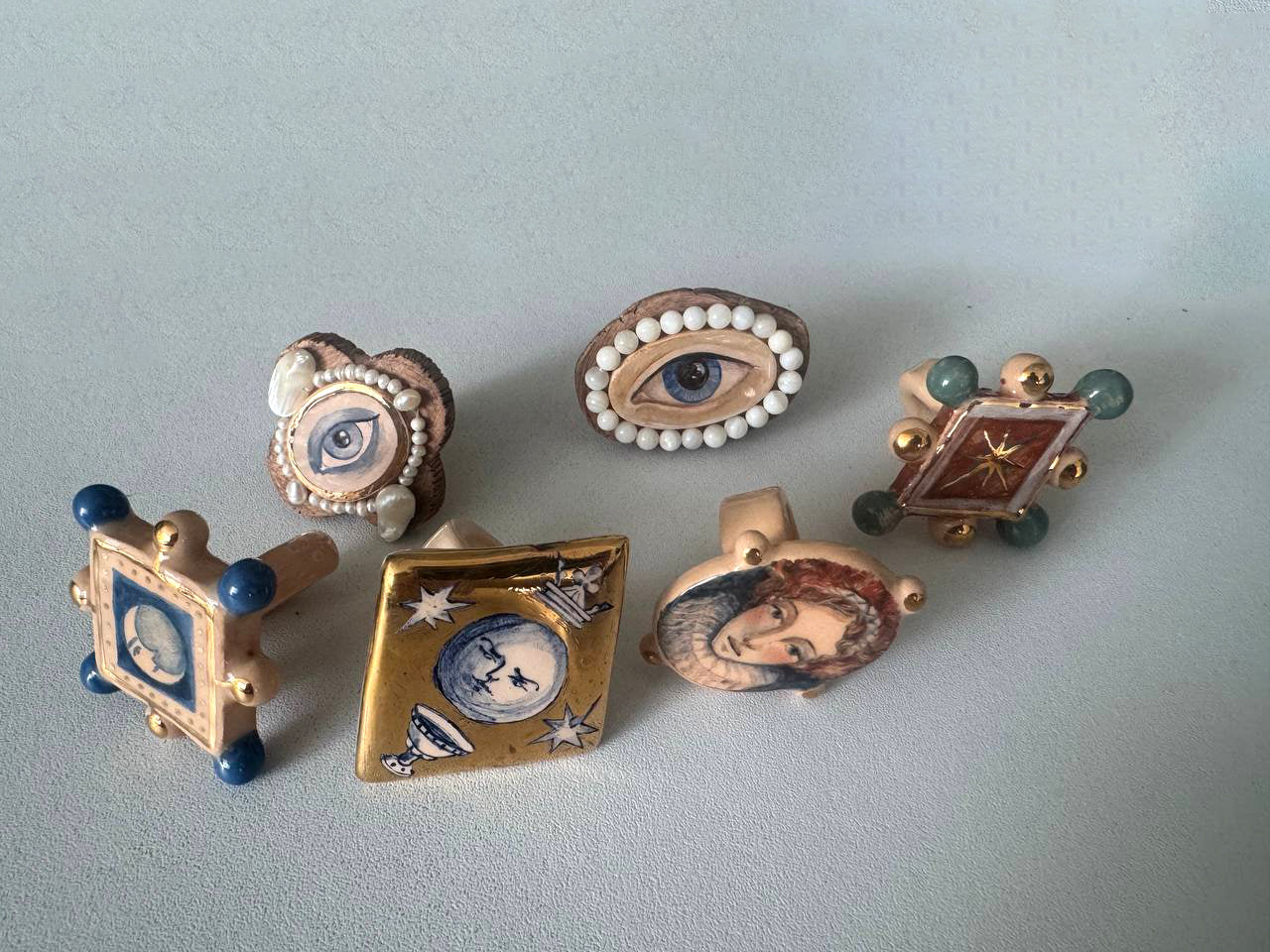 Yuliia Pylypchatina, Ceramic Rings, Set 2