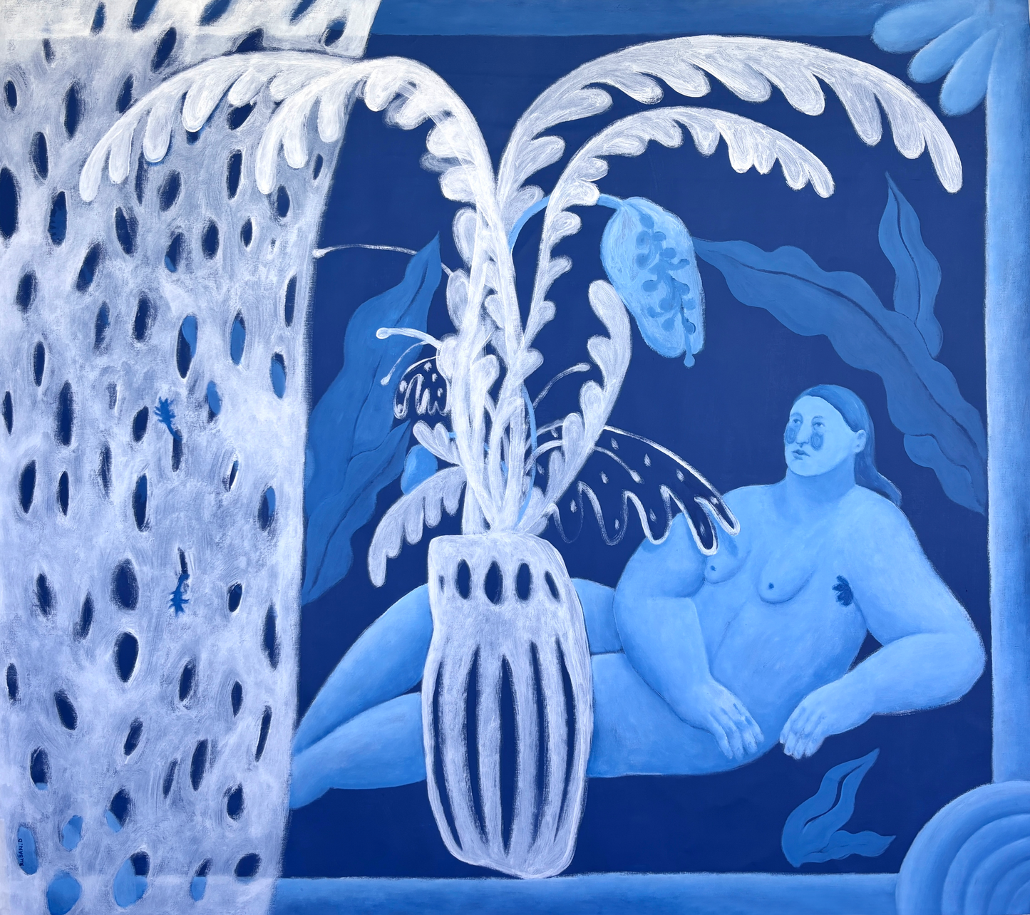 A place in the garden, artwork by contemporary Ukrainian Artist Diana Ruban