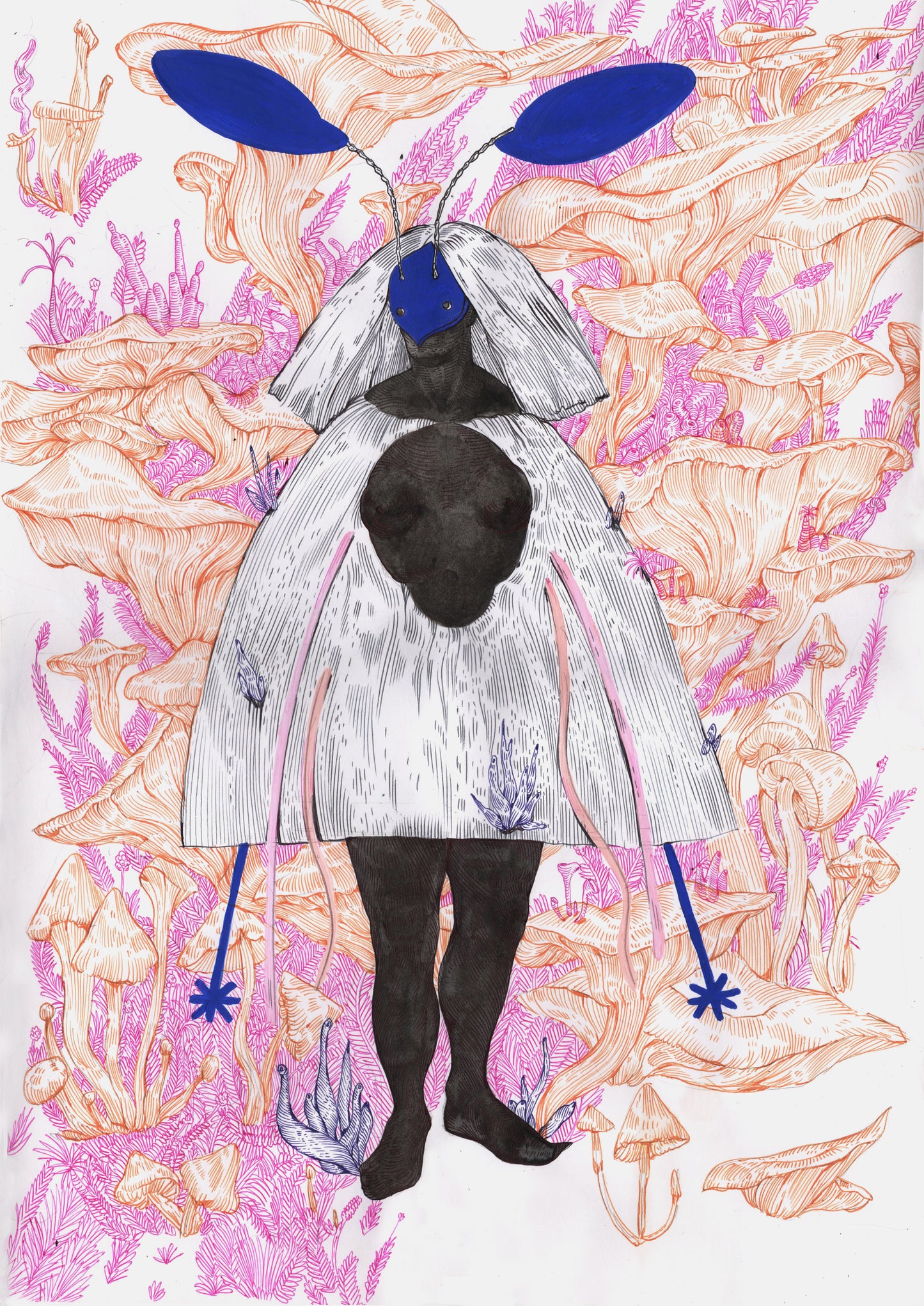 Butterfly, artwork by contemporary Ukrainian artist Ave Libertatemiamor 