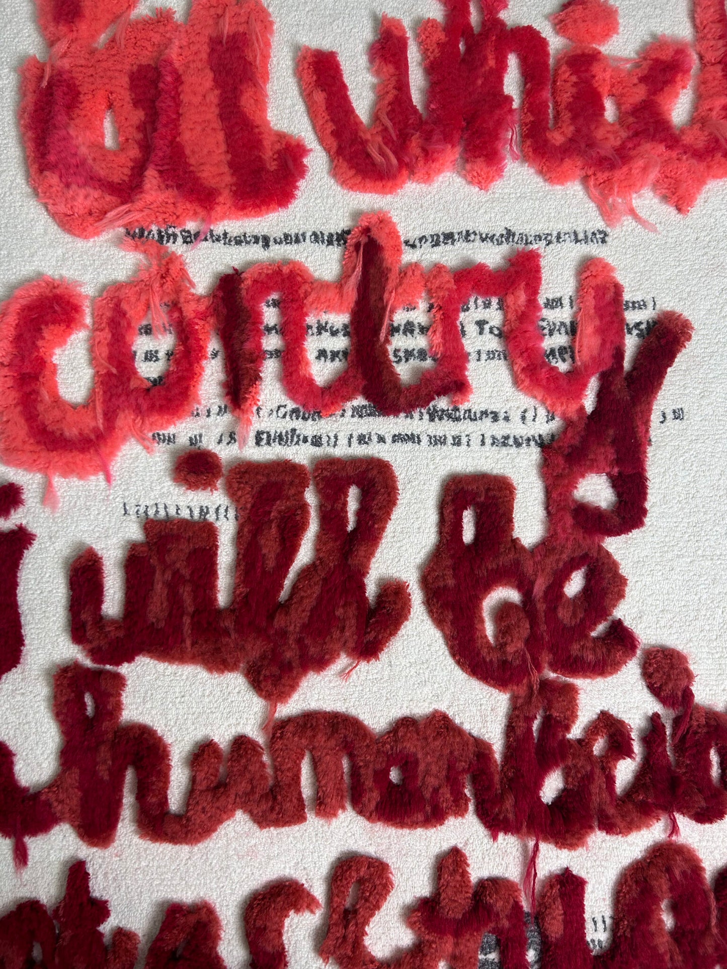 Carpet #1, artwork by contemporary Ukrainian artist Maria Kulikovska