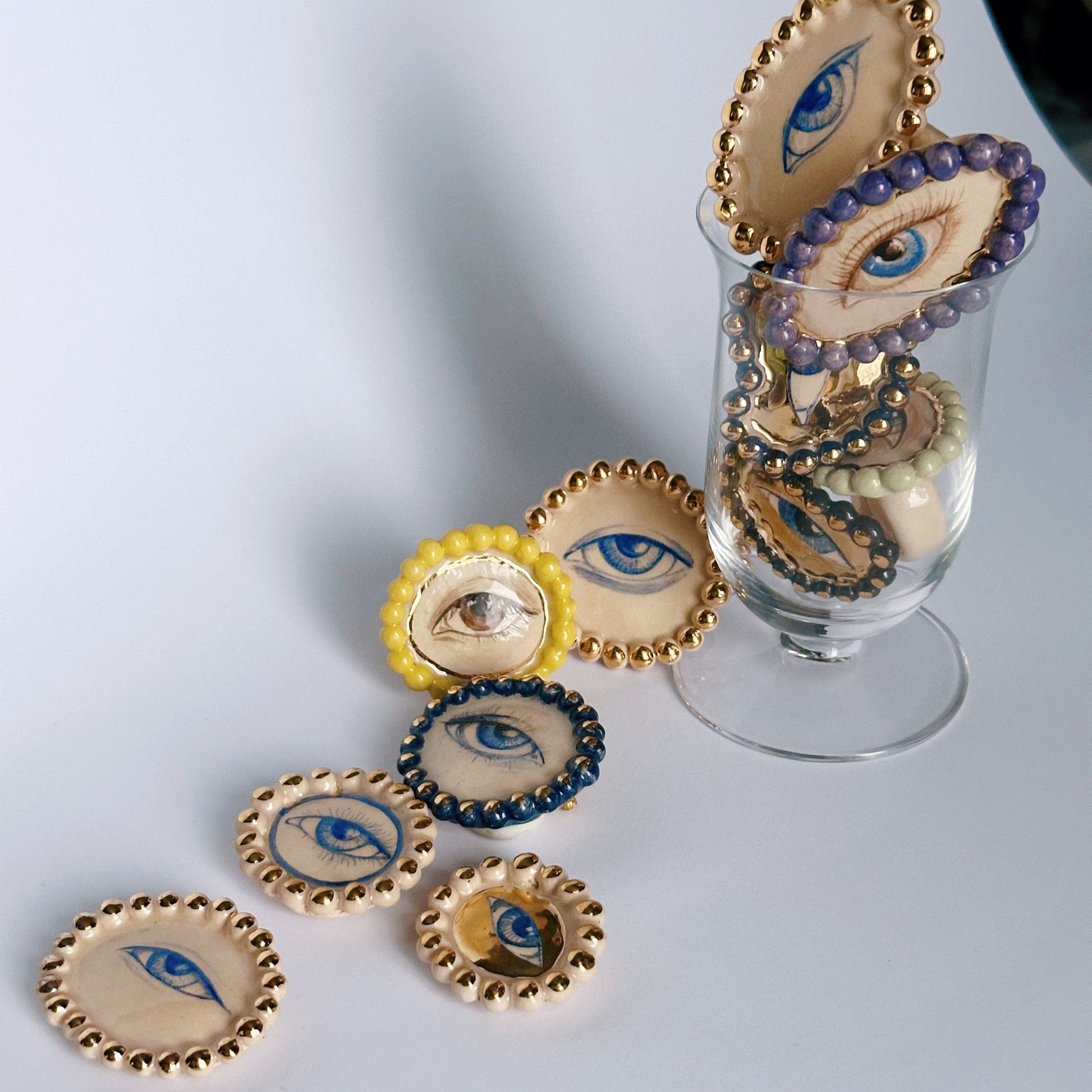 elegant ceramic rings by Yuliia Pylypchatina