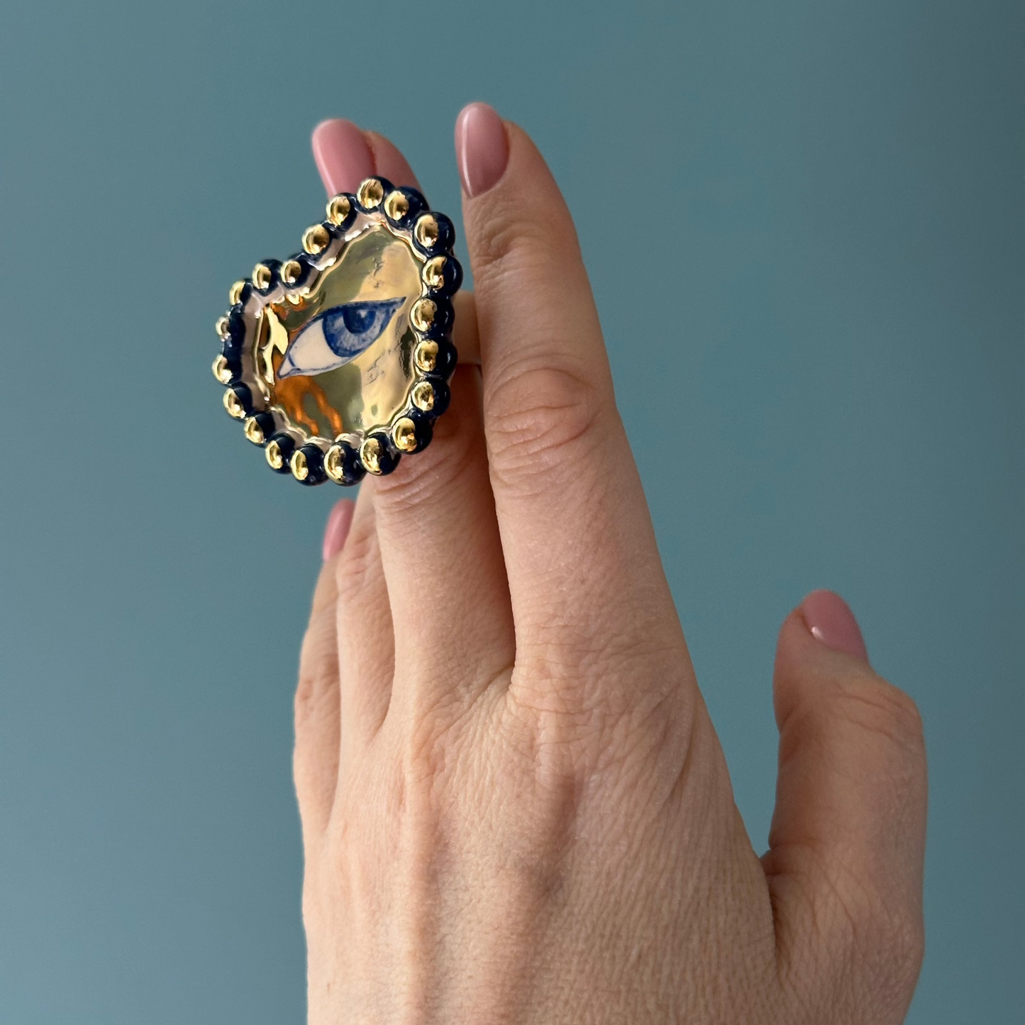 elegant ceramic ring 6 by Yuliia Pylypchatina