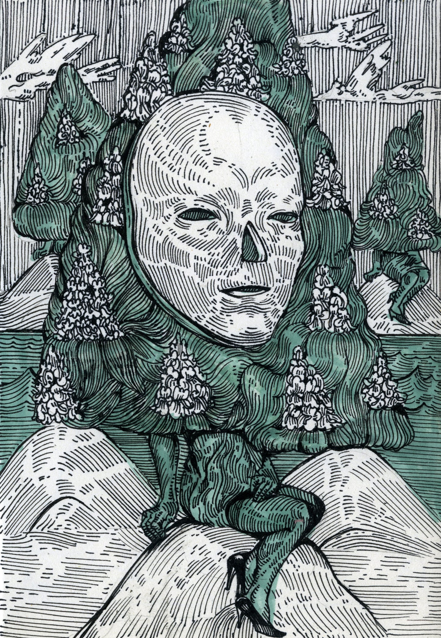 Chestnut, artwork by contemporary Ukrainian artist Ave Libertatemiamor