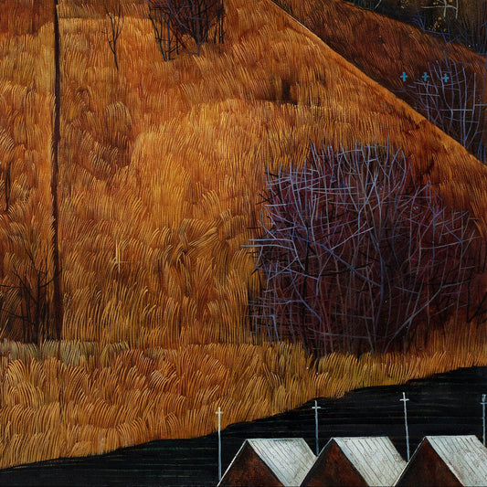 Surrealist landscape close up of Polina Kuznetsova, Illustrations for The Journey of Dr. Leonardo book