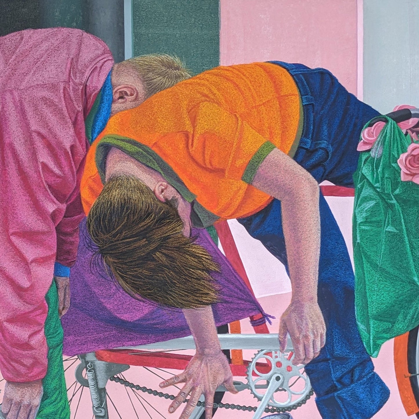 Coincidence, artwork by contemporary Ukrainian artist Alexander Anokhin, close-up 