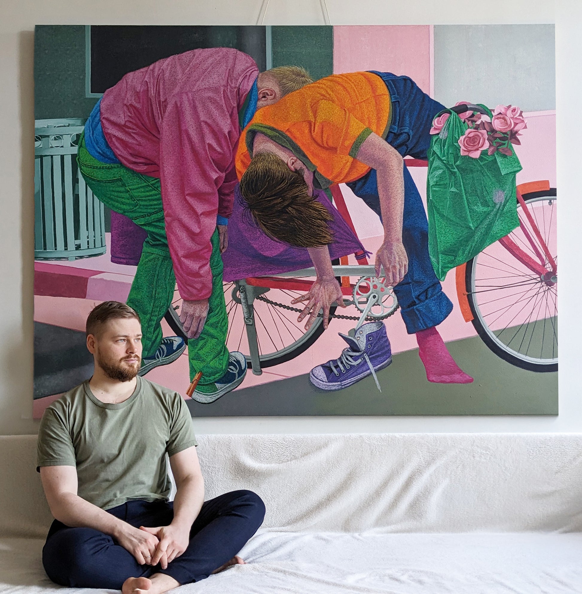 Coincidence, artwork by contemporary Ukrainian artist Alexander Anokhin, in situ