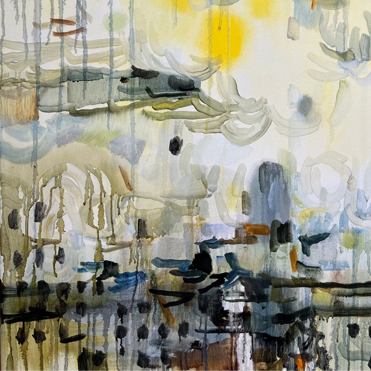 Dawn, by contemporary Ukrainian artist Vira Tolmacheva, close-up