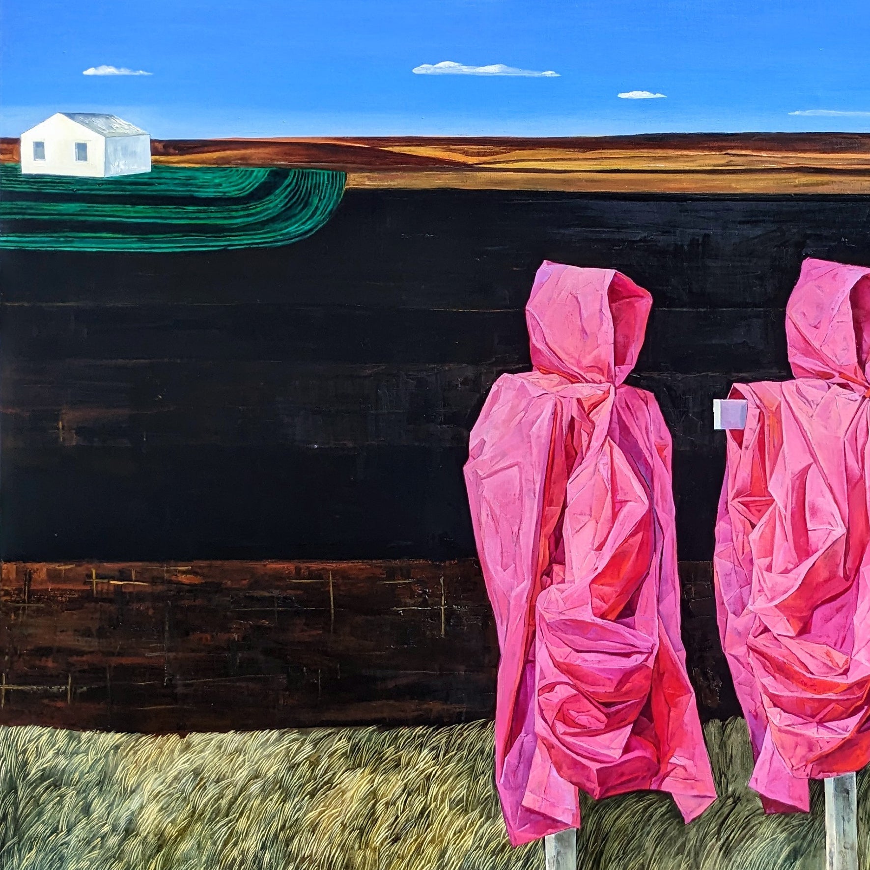 Defense, artwork by contemporary Ukrainian artist Polina Kuznetsova