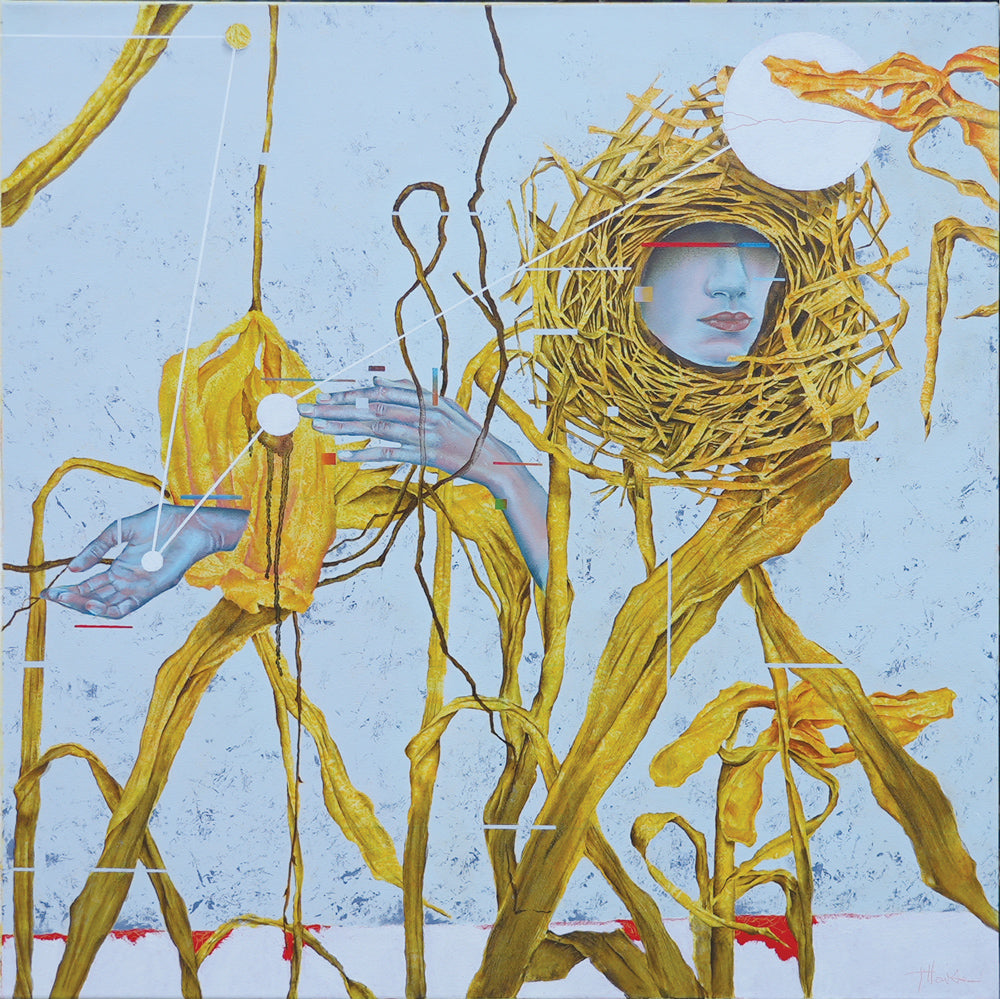 Dry momentum, artwork by contemporary Ukrainian artist Taras Haida