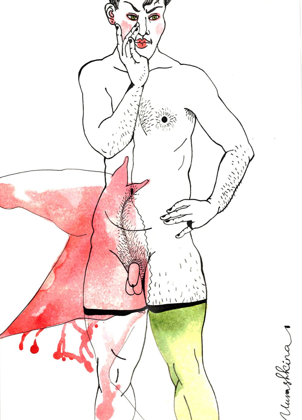 Enfante Terrible, artwork by contemporary Ukrainian artist Nina Murashkina