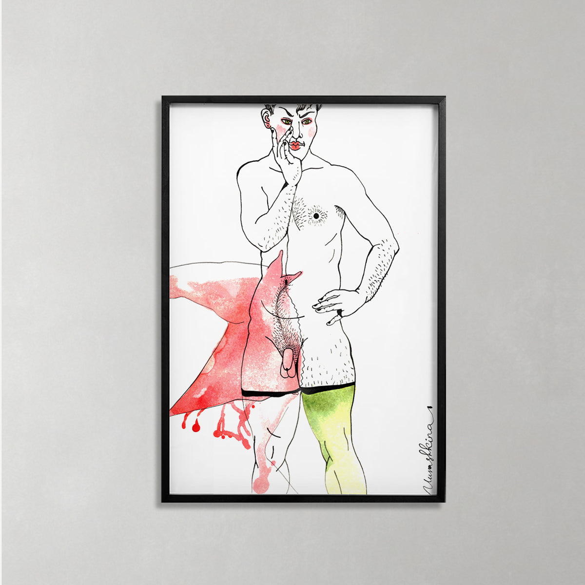 Enfante Terrible, artwork by contemporary Ukrainian artist Nina Murashkina
