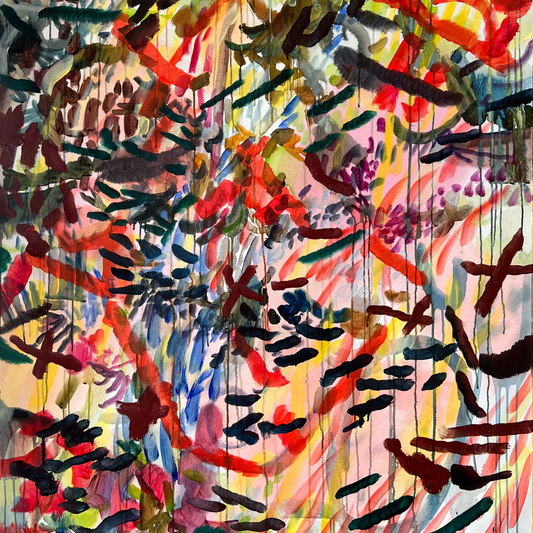 Everything and Always, by contemporary Ukrainian artist Vira Tolmacheva, close-up