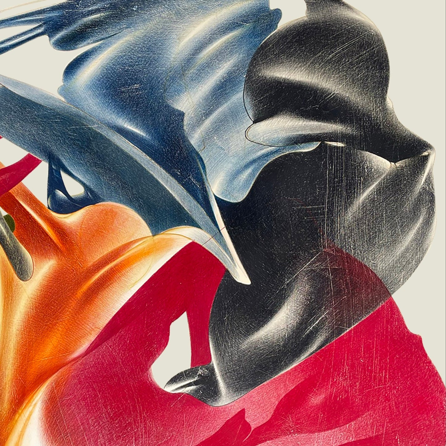 Evocati, artwork by contemporary Ukrainian artist Veronika Cherednychenko, close-up 1