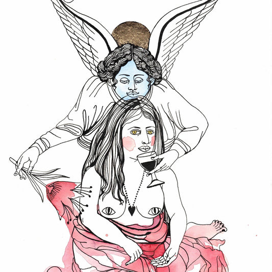 First Love artwork by contemporary Ukrainian artist Nina Murashkina