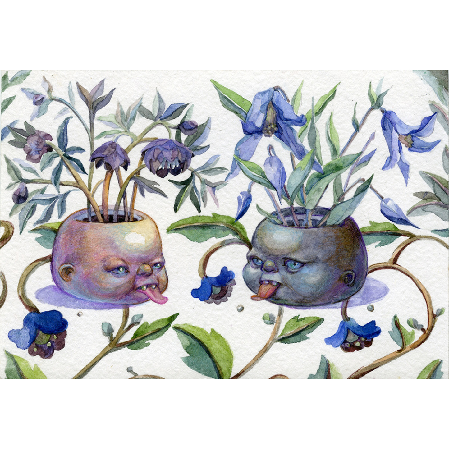  Flower head, artwork by contemporary Ukrainian artist Ave-Libertatemiamor