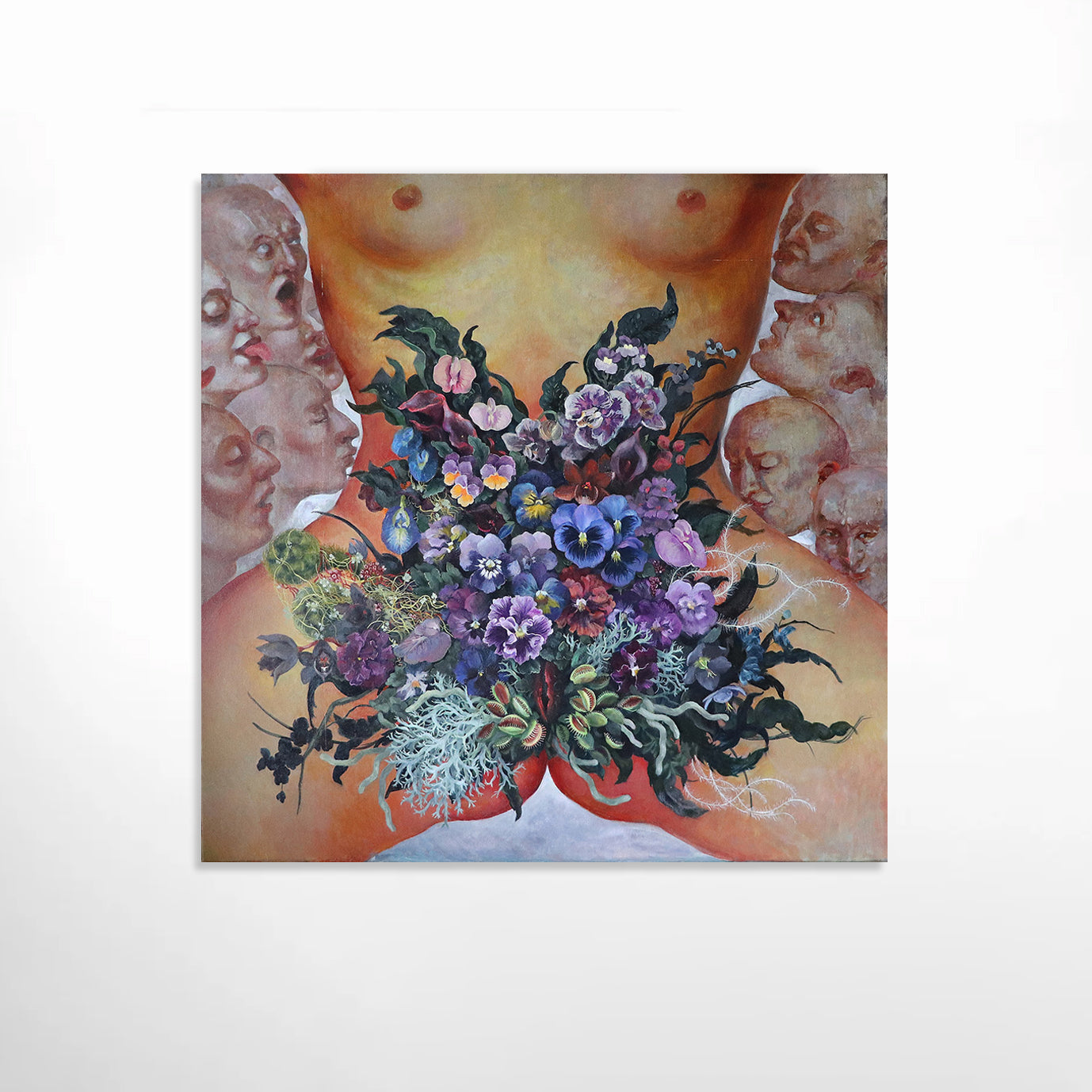 Flytrap, Sinflower series, artwork by contemporary Ukrainian artist Alice Konokhova