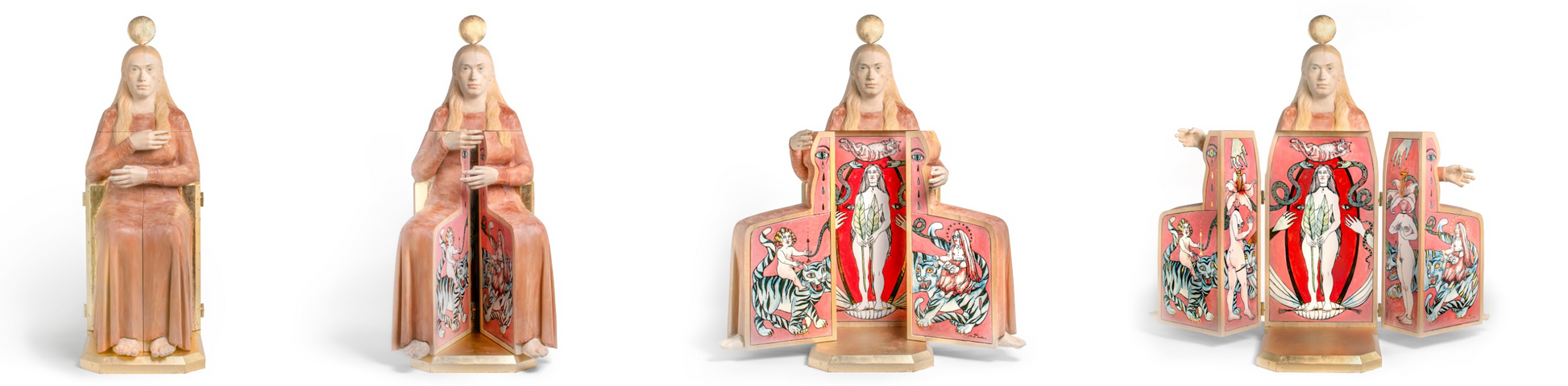 Goddess, artwork by contemporary artists Nina Murashkina and Xavier Escala, compozition