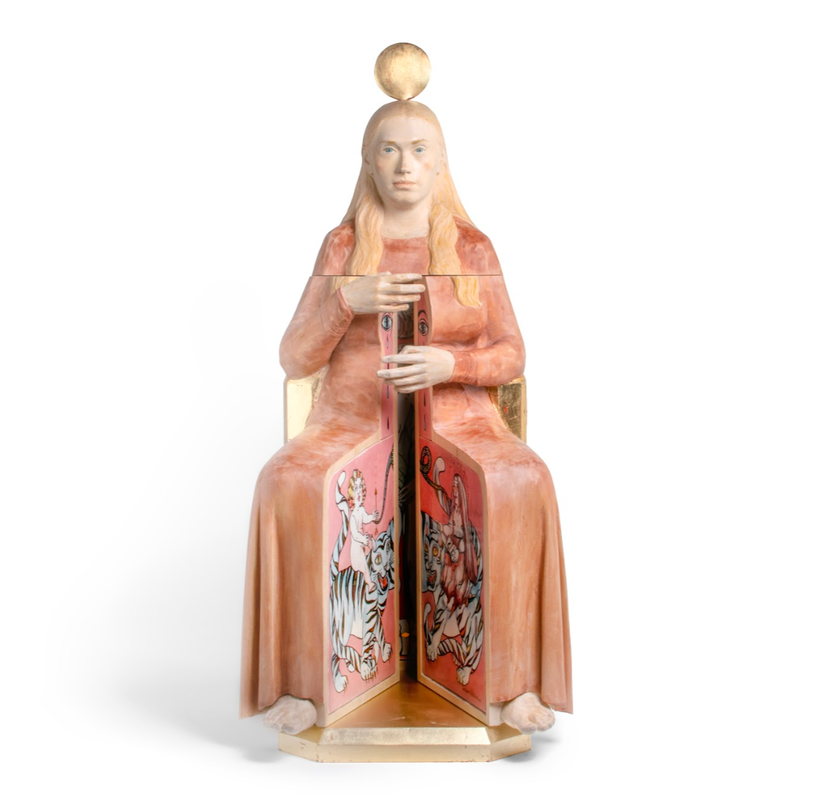 Goddess, artwork by contemporary artists Nina Murashkina and Xavier Escala, opened 