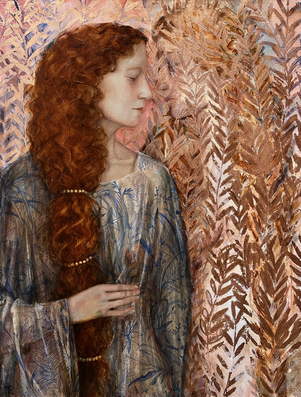 Her Garden II artwork by contemporary Ukrainian artist Tata Kolesnik
