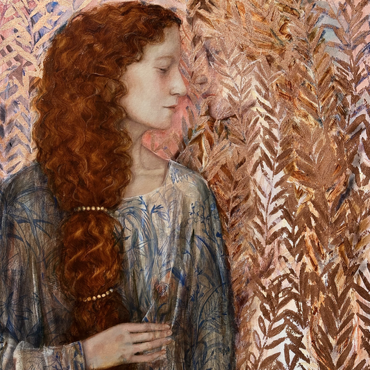 Her Garden II artwork by contemporary Ukrainian artist Tata Kolesnik