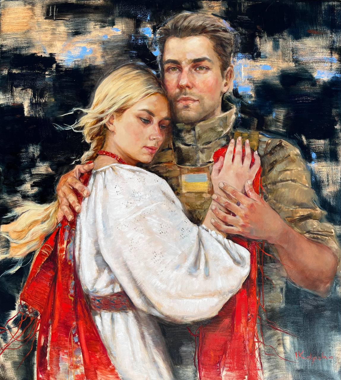 I am Ukraine Series 10, artwork by contemporary Ukrainian artist Iryna Kalyuzhna